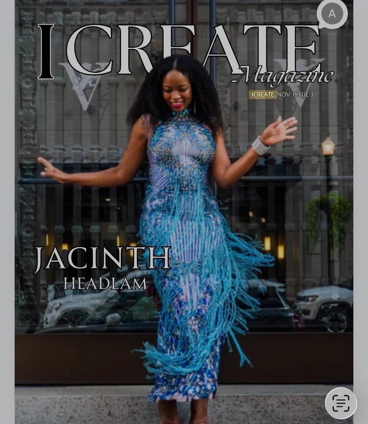 I Create Magazine cover featuring Jacinth Headlam